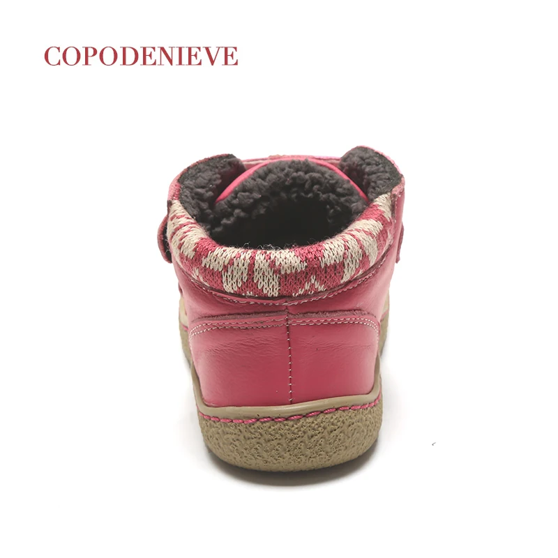 COPODENIEVE детские сапоги, детская обувь, кожаные детские сапоги, утолщение и сохранение тепла зимой