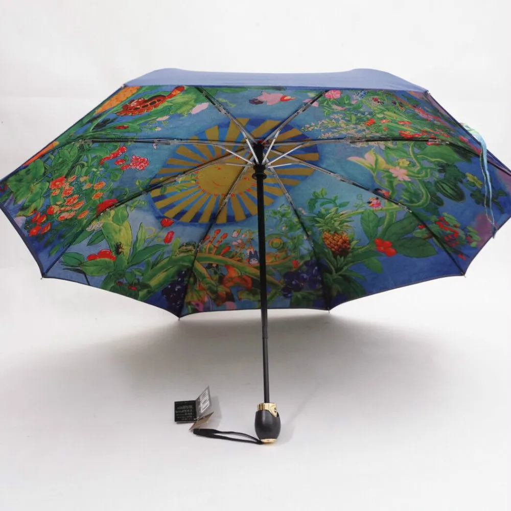 Автоматический зонт Тоторо для мужчин и женщин японский от солнца дождя Хаяо