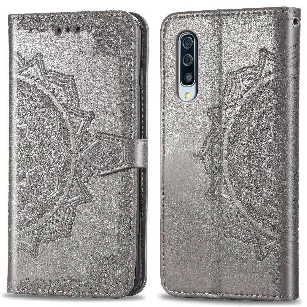 Phone Cases For Samsung Galaxy A50 Case PU Leather Flip Wallet Cover A 50 Bag for | Мобильные телефоны и аксессуары