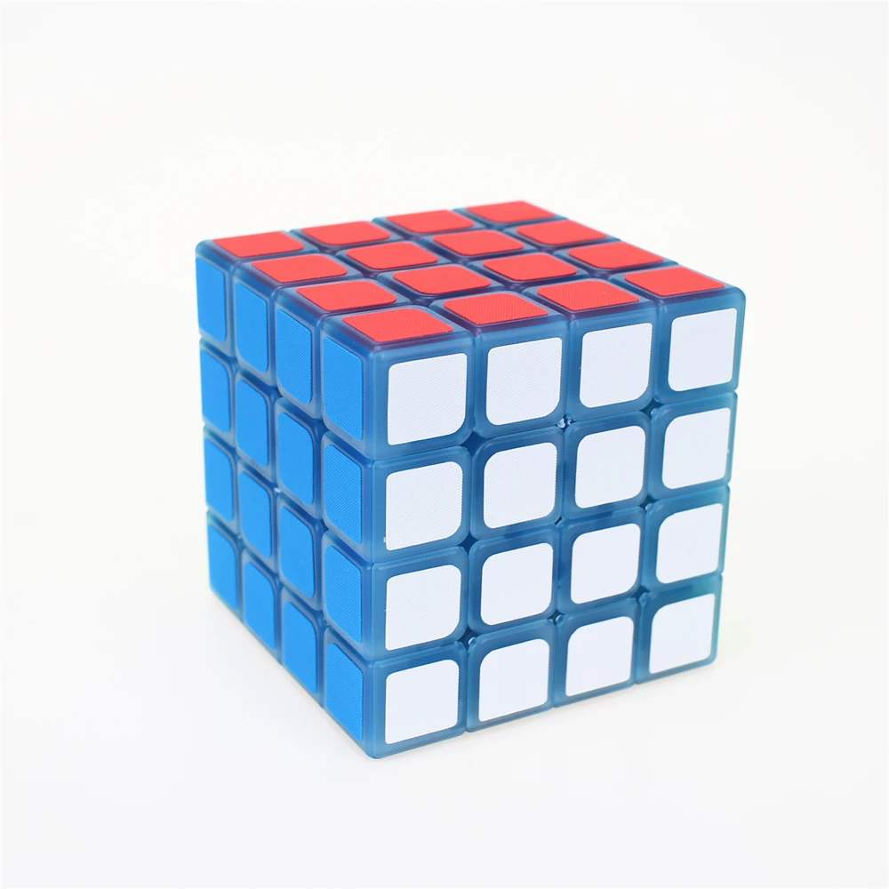 Новинка Zcube 4x4x4 профессиональный магический куб светильник Прозрачный