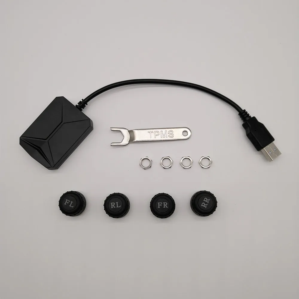Система контроля давления в шинах TPMS USB для автомобильного радио высокая