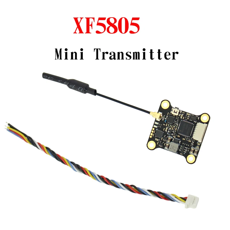 Обновленный мини-передатчик XF5805 5 8 ГГц FPV 25 мВт 100 200 300 37CH 2 км с IPEX разъемом