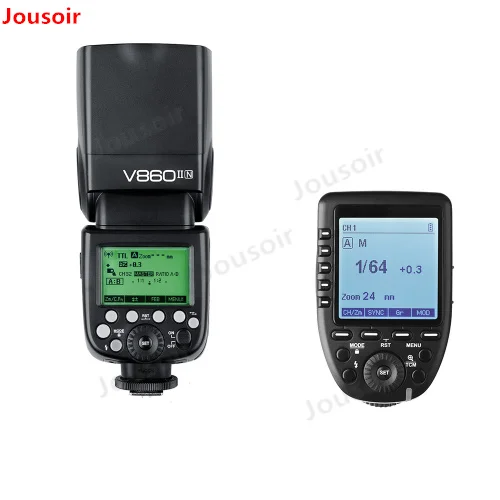 Годокс V860II V860II-N GN60 i-TTL HSS 1/8000s Speedlite Flash с литиево-ионной батареей + передатчиком Xpro-N для набора подарков N CD50.