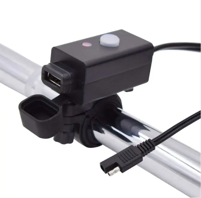Водонепроницаемый зарядное usb-устройство для мотоцикла адаптер с SAE Быстрый
