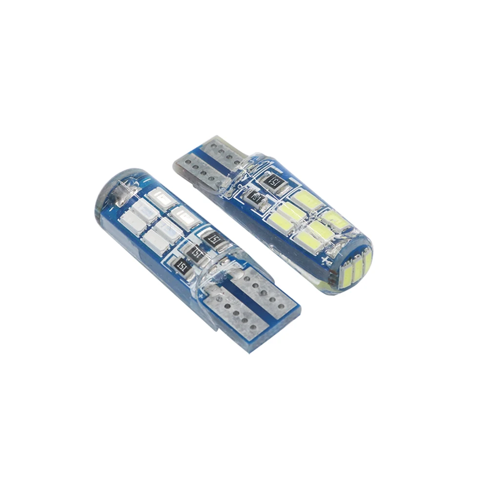 YSY 50 шт. w5w светодиодный автомобильный светильник T10 194 t10 led 4014 15smd Silica 168 номерных