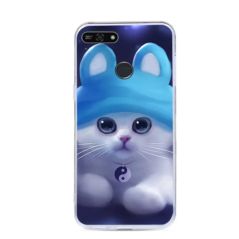 Чехол J &amp R для Huawei Honor 7X 7A 7C 6C Pro 6A 6X 8C 8X Max 8 9 10 Lite мягкий силиконовый чехол с милым