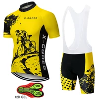 hot bike pro team x cqreg cycling sets maillot ropa ciclismo bicycle jersey summer bike cycling clothing outdoor jersey men