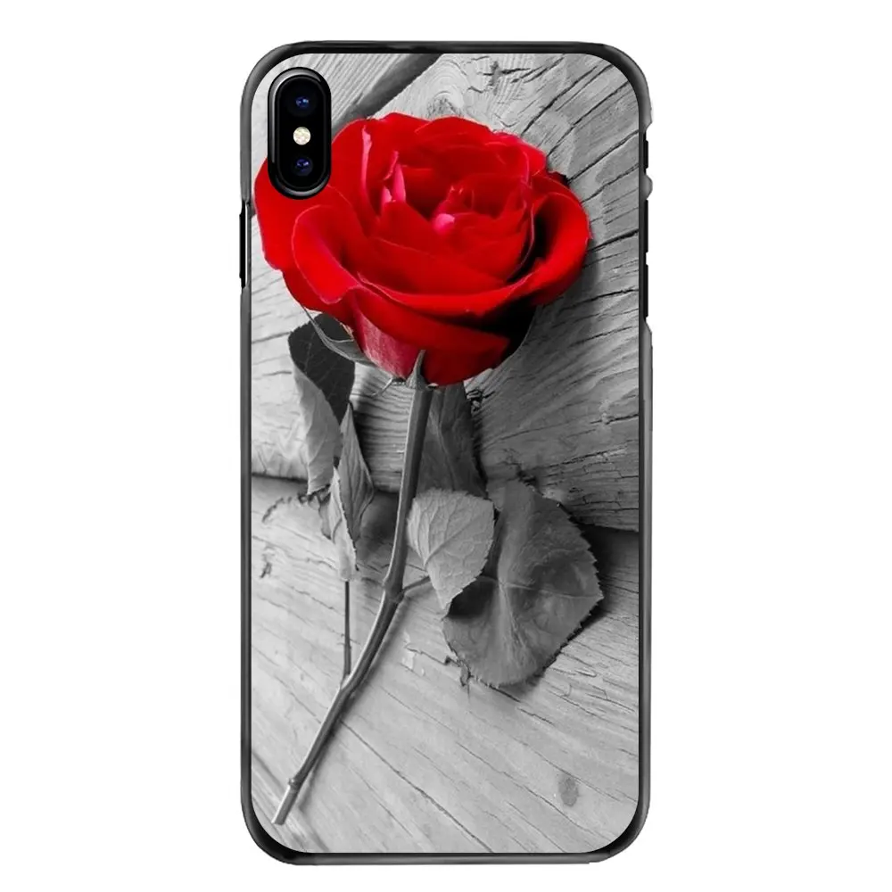 Красивый сад красные розы цветы аксессуары телефон чехол для Iphone 4 4S 5 5S 5C SE 6 S 7 8 Plus
