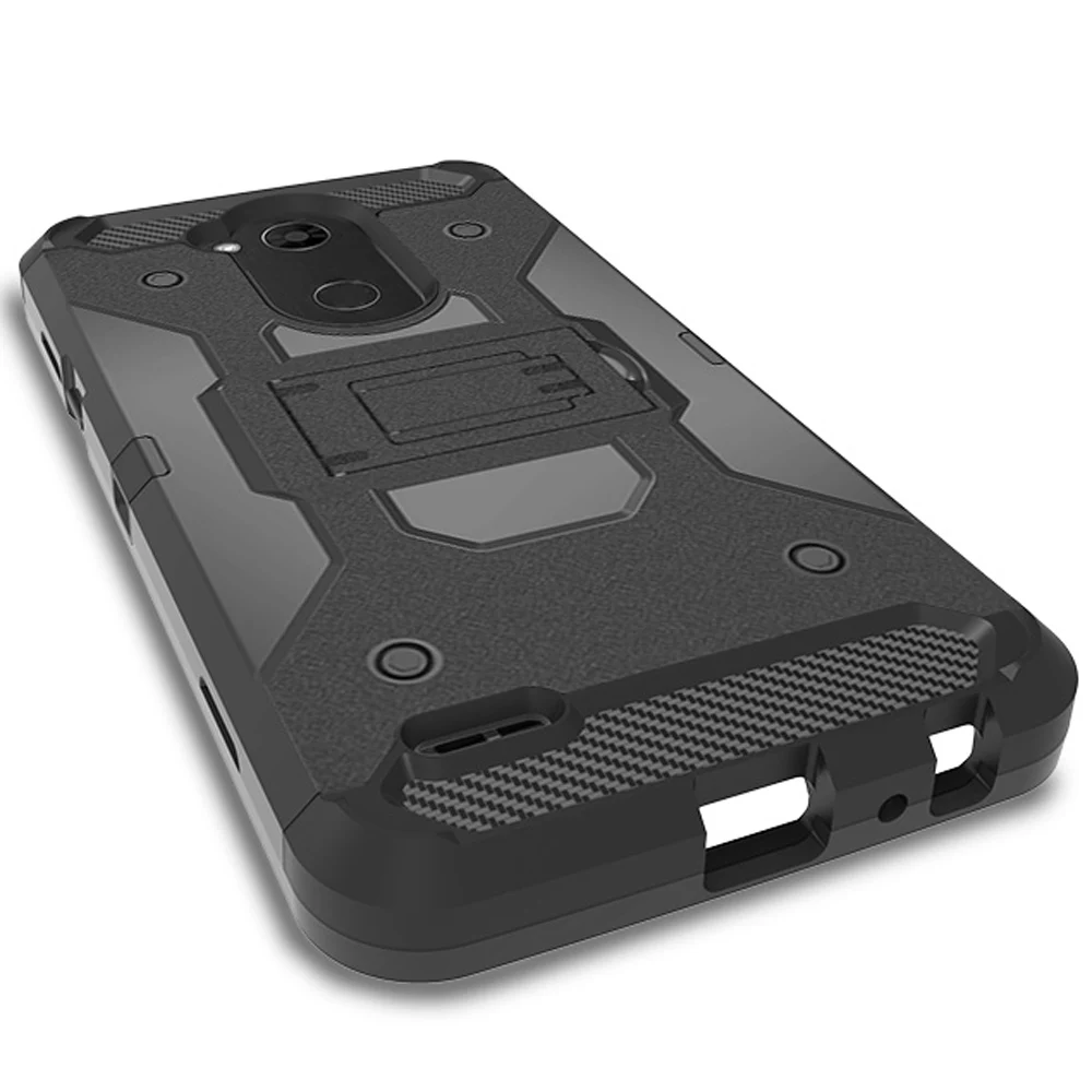 Сверхмощный Гибридный армированный Жесткий Чехол кобура для LG Xpower 2/LV7/K10 Power/X