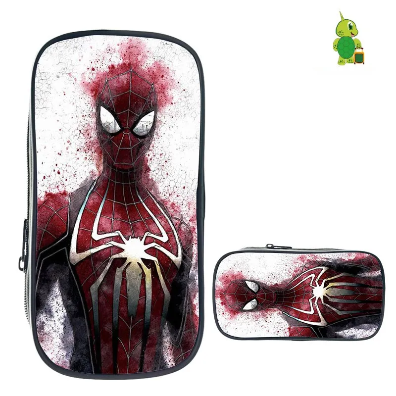 9 Spider Man Far From Home Pencil Case for Boys Girls Stationery Storage Bags Cosmetic Bag Kids School Supplies Makeup Bag - Color: 9