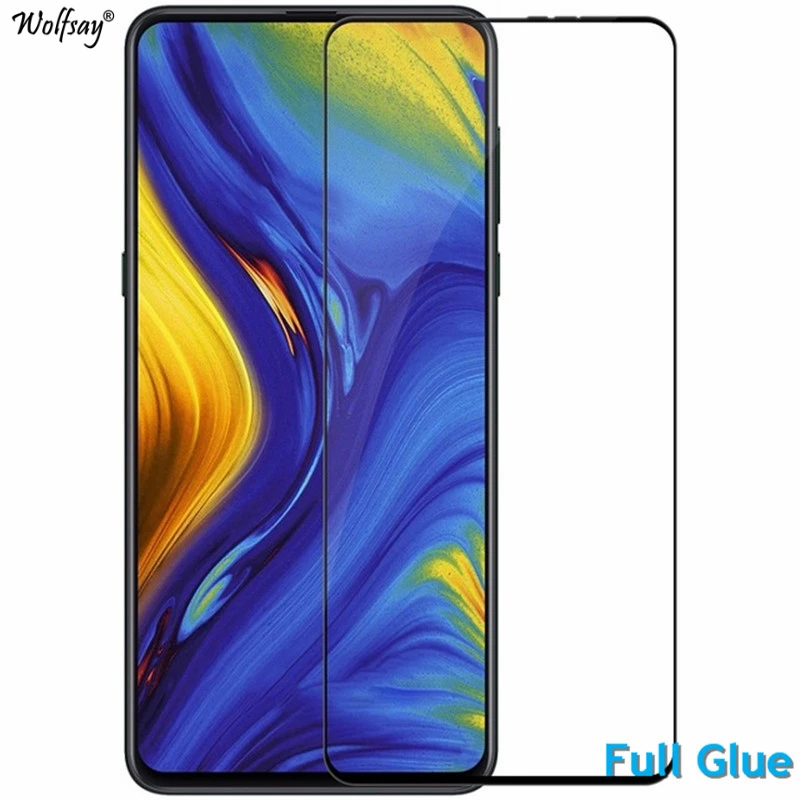 

1PCS Full Glue Screen Protector For Xiaomi Mi Mix 3 Tempered Glass MiMix3 Full Cover Glass Xiaomi Mi Mix 3 9H 2.5D Premium Film
