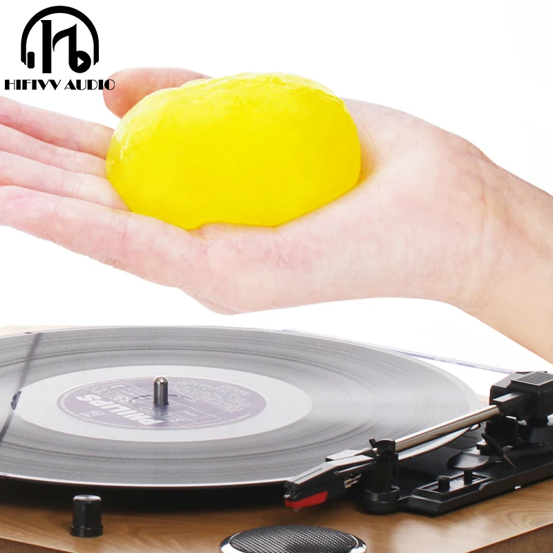 Супер чистый скользкий гель для LP Виниловая пластинка клавиатура чистая пыль мягкий резиновый виниловый картридж волшебный пылеочиститель соединение