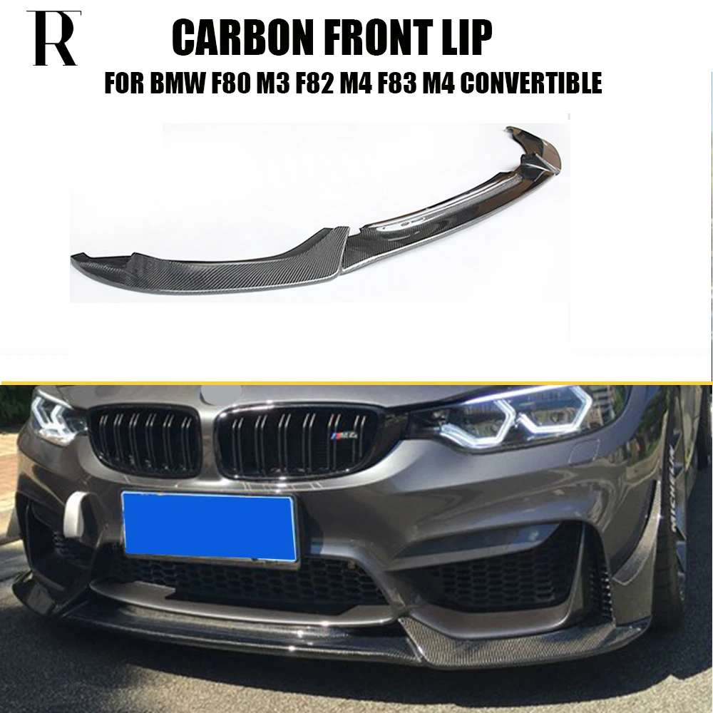 Передний бампер M3 M4 из углеродного волокна VRS для BMW F80 седан F82 Coupe F83 кабристр 2012