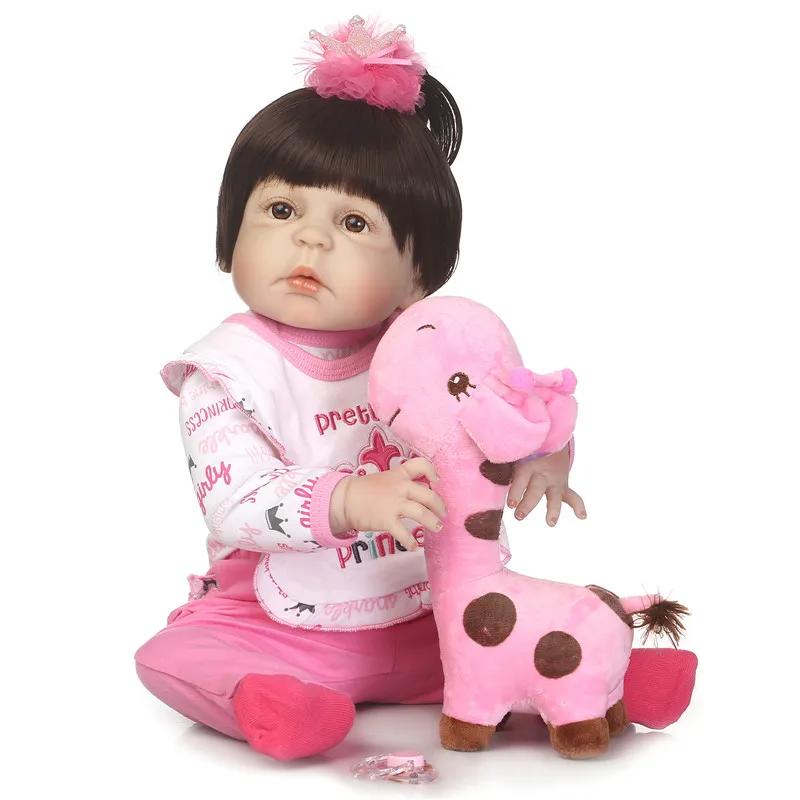 

Реалистичная силиконовая кукла для новорожденных, 55 см
