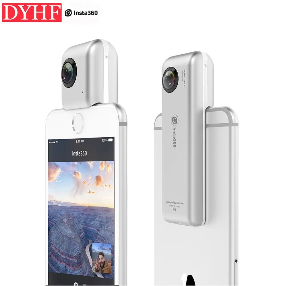 В stoc! Insta360 Nano 3K HD 360 панорамная камера VR для iPhone 7 + 6 6s +| |