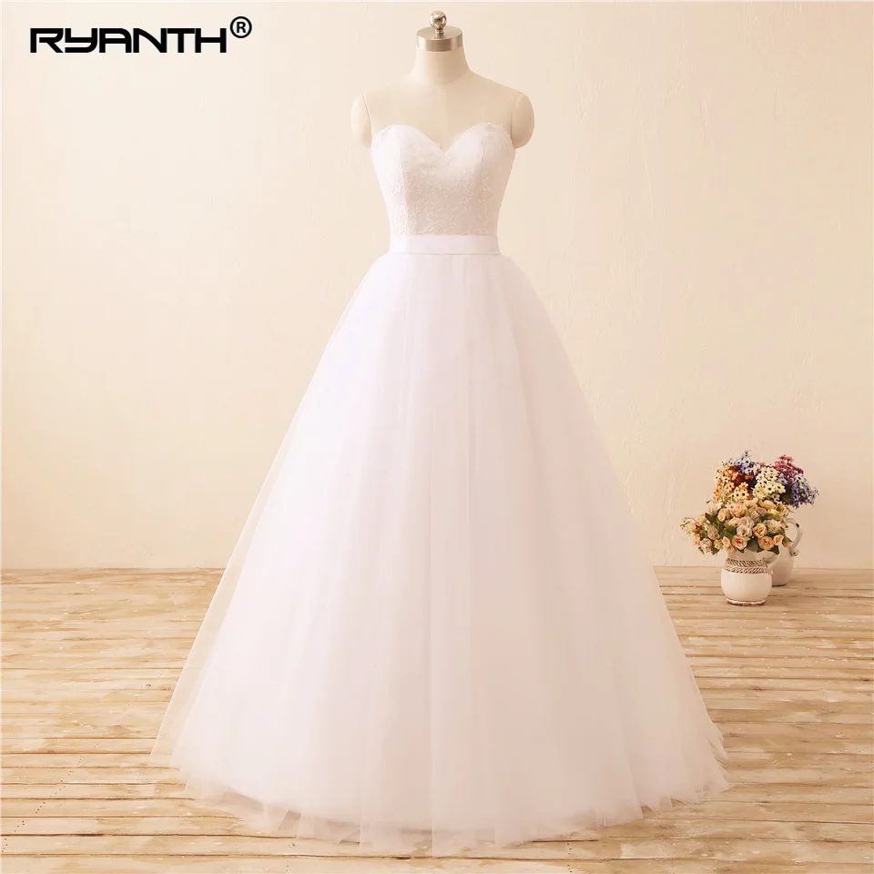 Пляжное свадебное платье Ryanth Boho недорогие богемные кружевные свадебные платья