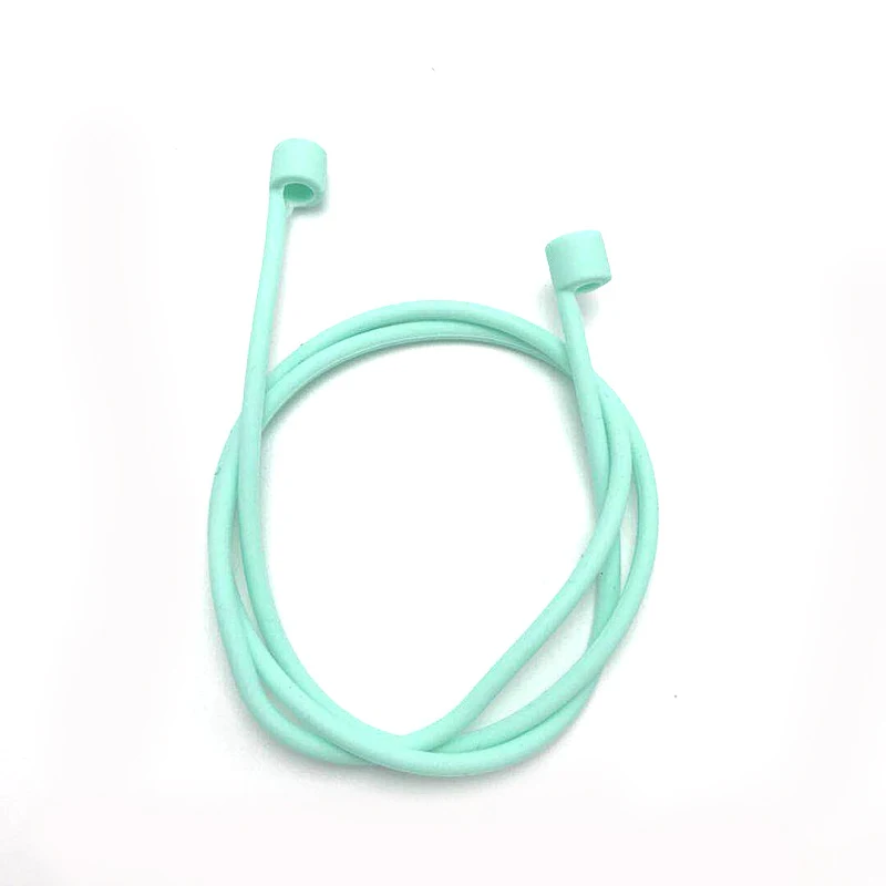 Lake blue Ремешок для наушников для Airpods анти-потеря ремень веревка для Bluetooth наушники силиконовый шнур-кабель - Цвет: Lake blue
