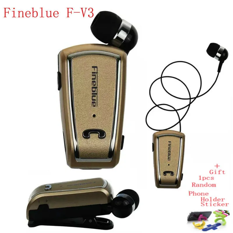 Fineblue F V3 Bluetooth гарнитура Мини беспроводной драйвер Auriculares Стерео Выдвижной зажим