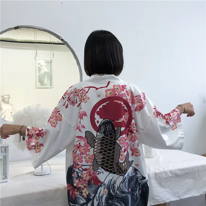 

Женское кимоно-кимоно Obi Yukata, Пляжное кимоно в японском стиле, Япония, FF2078, Летний сезон 2019