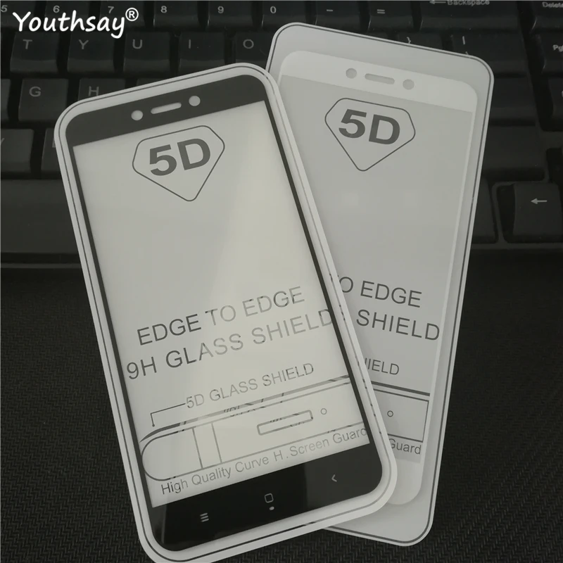 5D полное клеевое Защитное стекло для Xiaomi Redmi 5A закаленное Redmi5A пленка | Мобильные