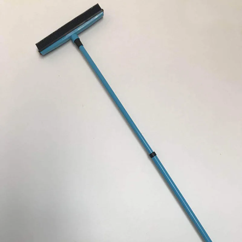 Длительное нажатие резиновая Веник Щетиной Sweeper Ракель царапин щетины Веник для домашних животных кошка собака волосы ковер лиственных пород Windows чистке