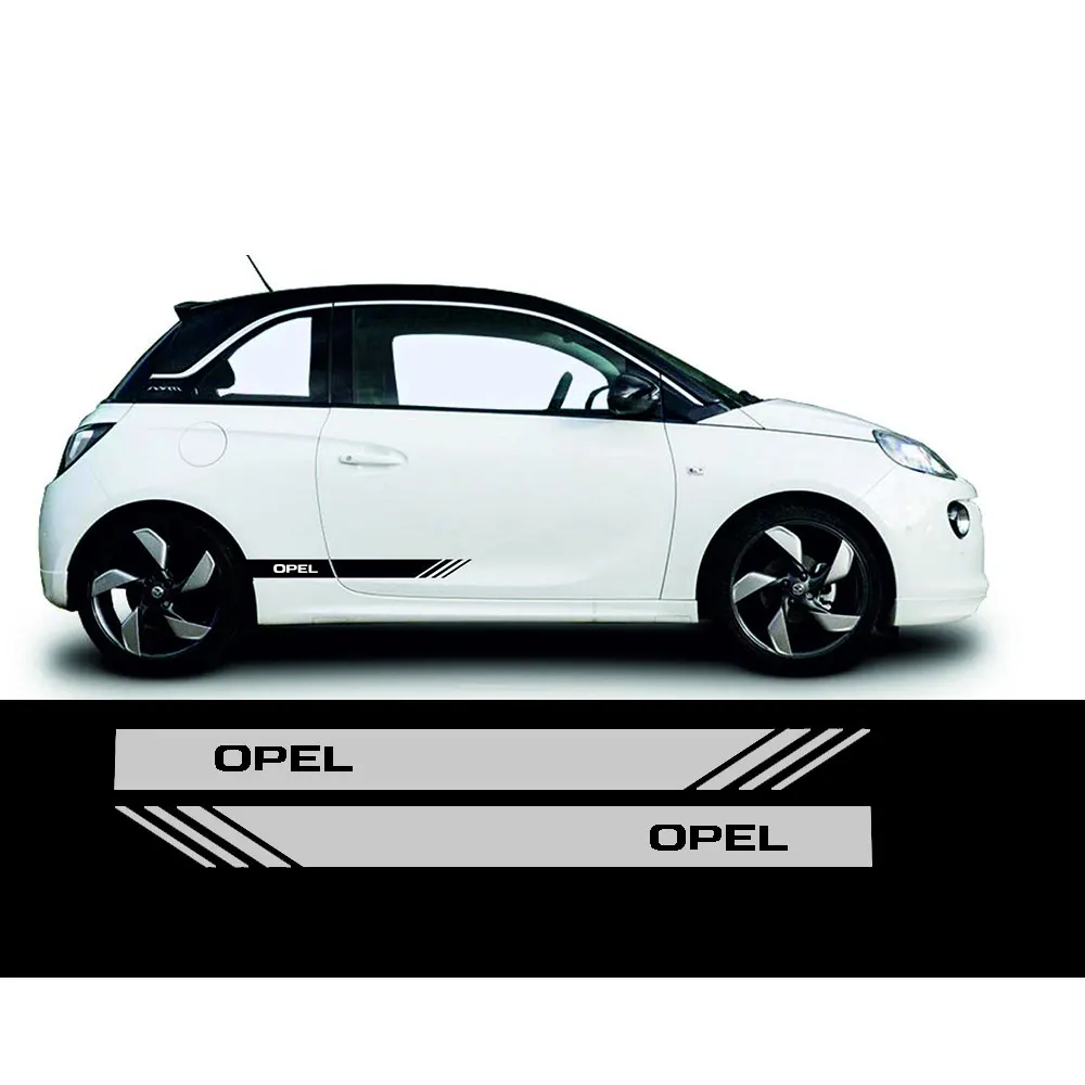 2 шт. для vauxhall opel виниловые боковые полосы пара slam наклейки графические T