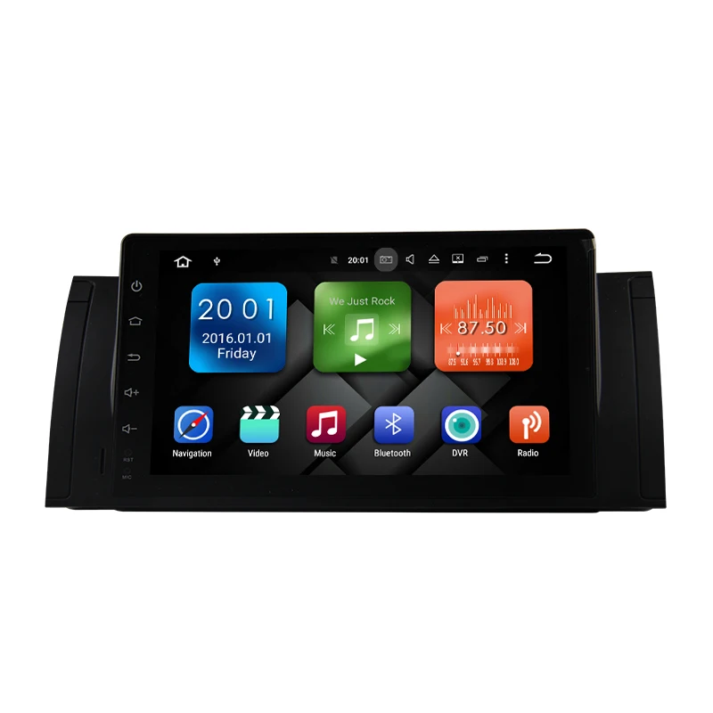 Автомобильная магнитола 9 дюймов Android 8 0 с спутниковой навигацией для BMW X5 E53 E39 E38 M5
