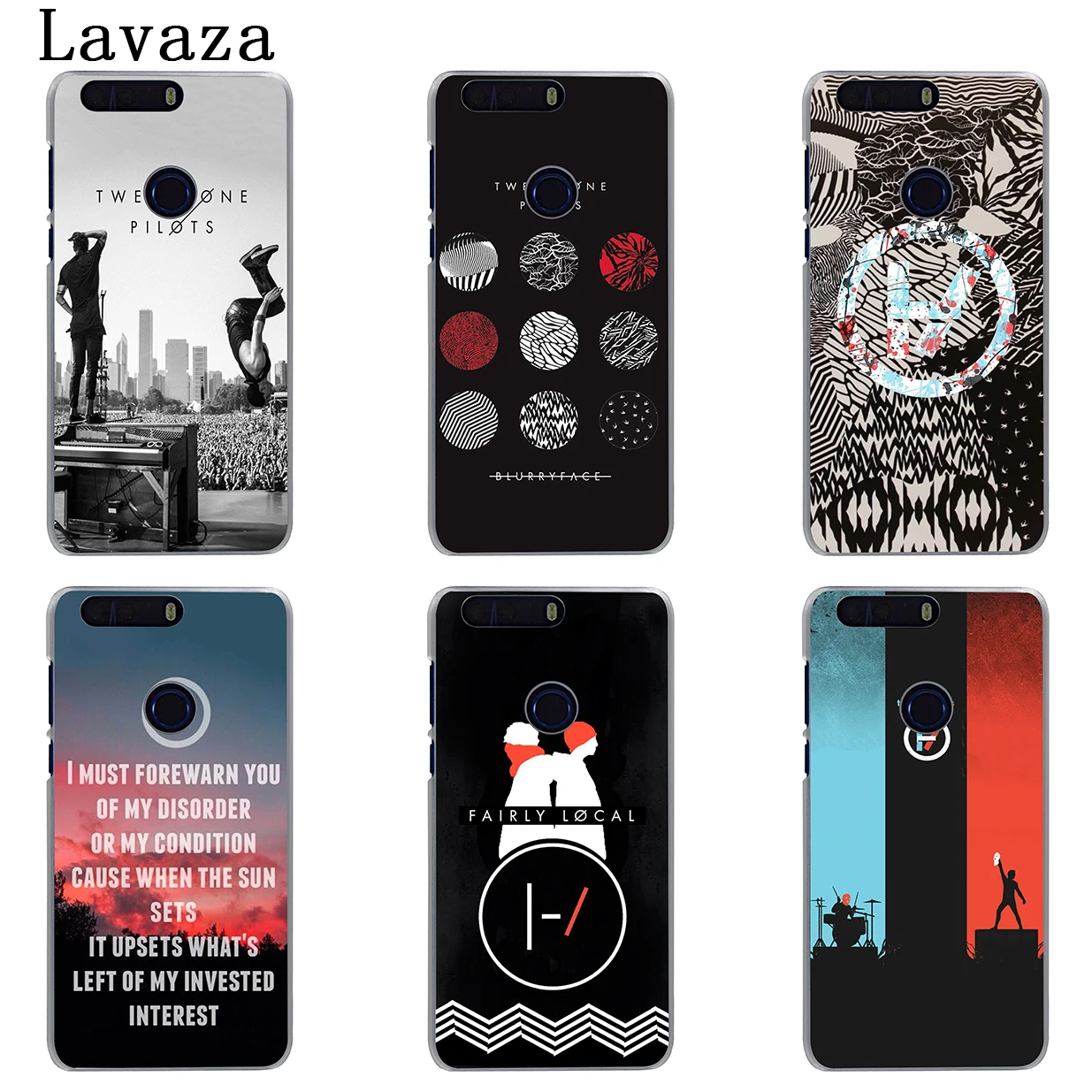 Твердый чехол Lavaza Twenty One Pilots 21 для Huawei Y9 Y7 Prime 2018 2019 Honor 20 10 8 8A 8X 9X 9 Lite 7C 7X 7A Pro|phone cases|case