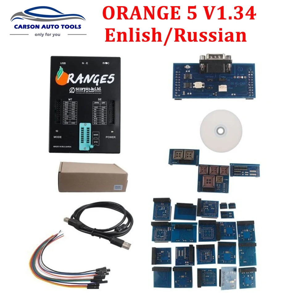 

Лучшее профессиональное программирующее устройство OEM Orange 5 с полным пакетом аппаратного обеспечения + улучшенное функциональное программ...