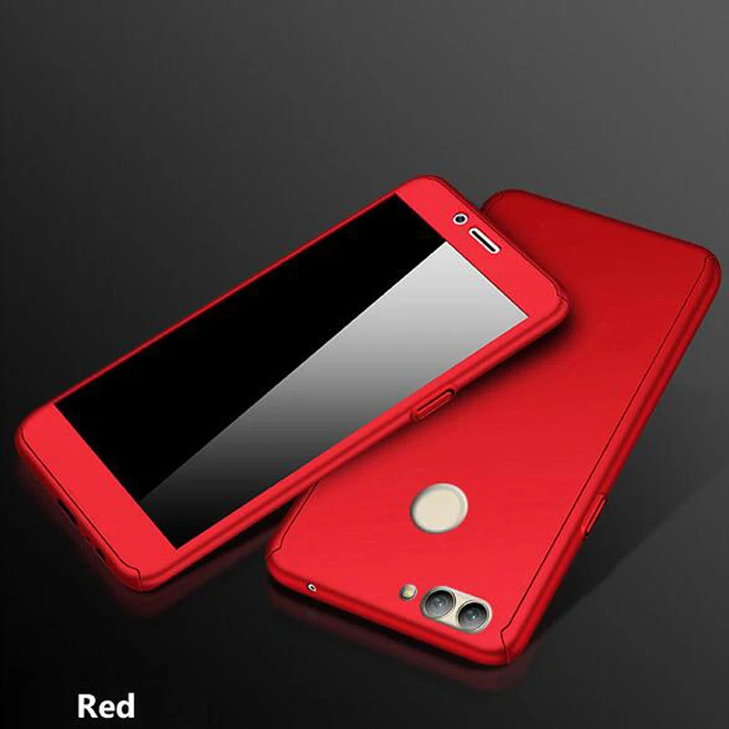 360 Full Cover Case For Huawei Y6 Prime 2018 Coque ATU-L42 ATU-L31 With Tempered Glass | Мобильные телефоны и аксессуары