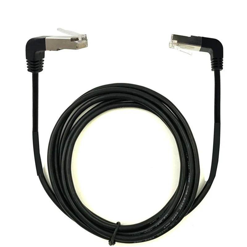Локоть вниз и вверх Угловой 90 градусов cat5e 8P8C FTP STP UTP Cat 5e Ethernet сетевой кабель RJ45