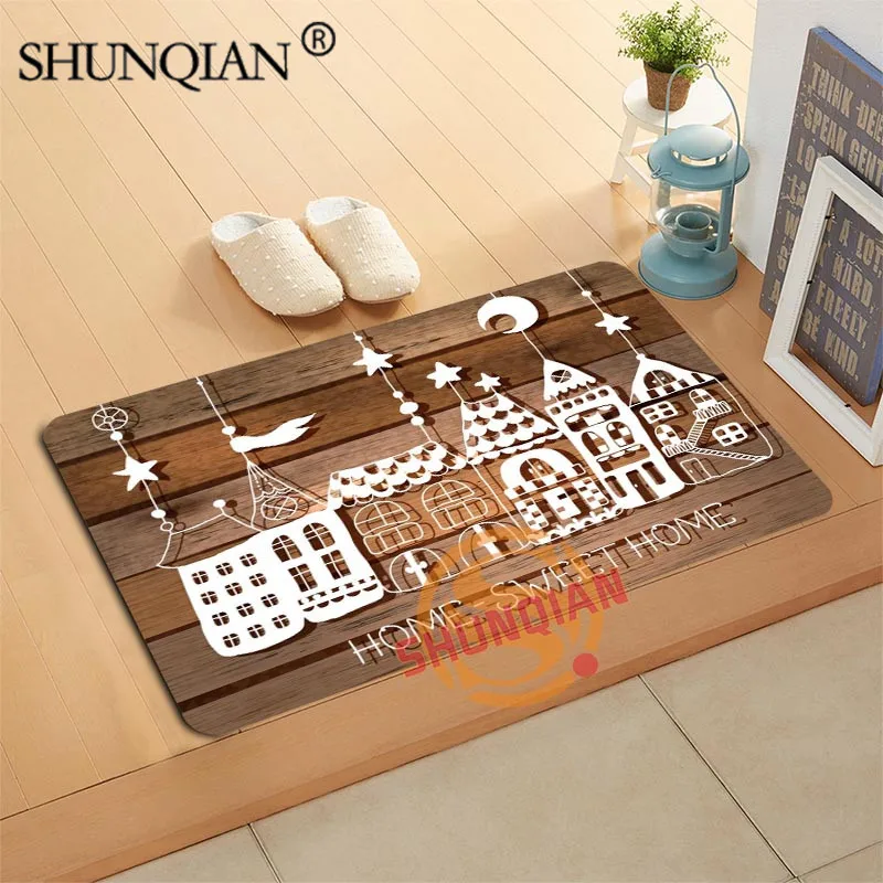 

Sweet Home Doormat Custom Your Mats Print slip-resistant Door Mat Floor Bedroom Living Room Rugs 40x60cm 50x80cm