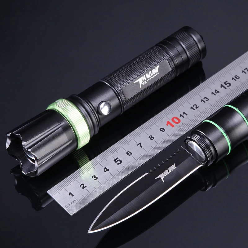 3 in 1 Multi function flashlight LED Flashlight Tactical Torch Zoomable light For Hiking Camping lights | Спорт и развлечения