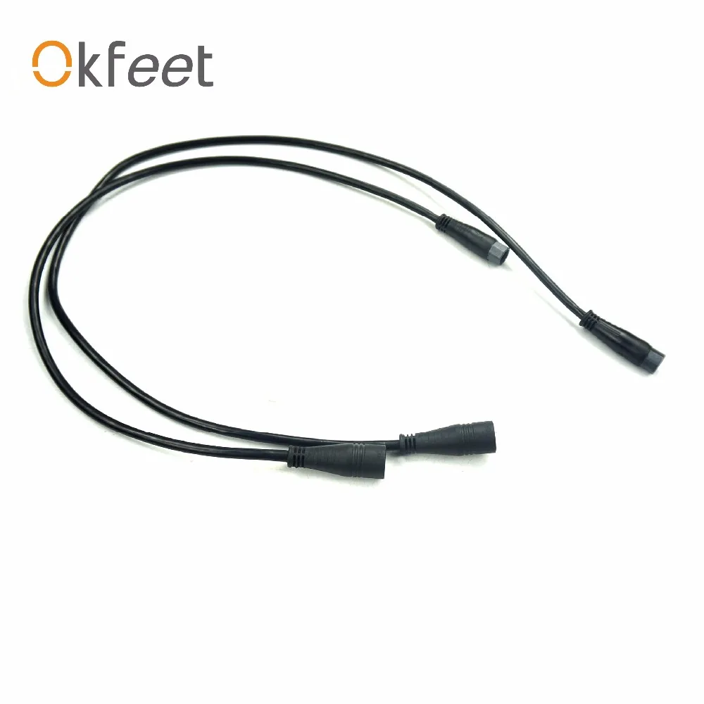 Okfeet Julet кабель Ebike 2 квадратный удлинитель провод водонепроницаемый 8 pin для 12 Mosfet