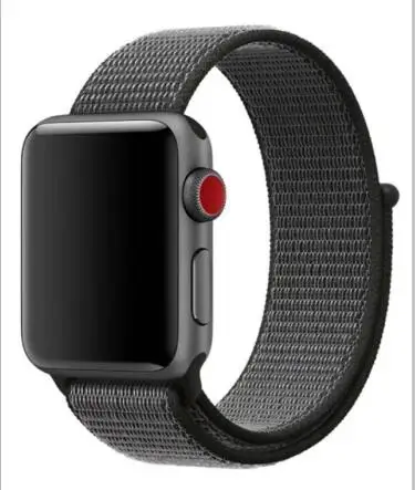 Тканые Пояса для Apple Watch band 42 мм 44 мм нейлоновый ремешок Спортивная петля тканевые ремешки для iwatch 5 band 38 мм 40 мм серии 5/4/3/2/1