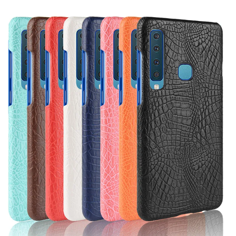 Для Samsung Galaxy A9 2018 чехол для телефона Роскошный из крокодиловой кожи PU A920F A920 SM-A920F |