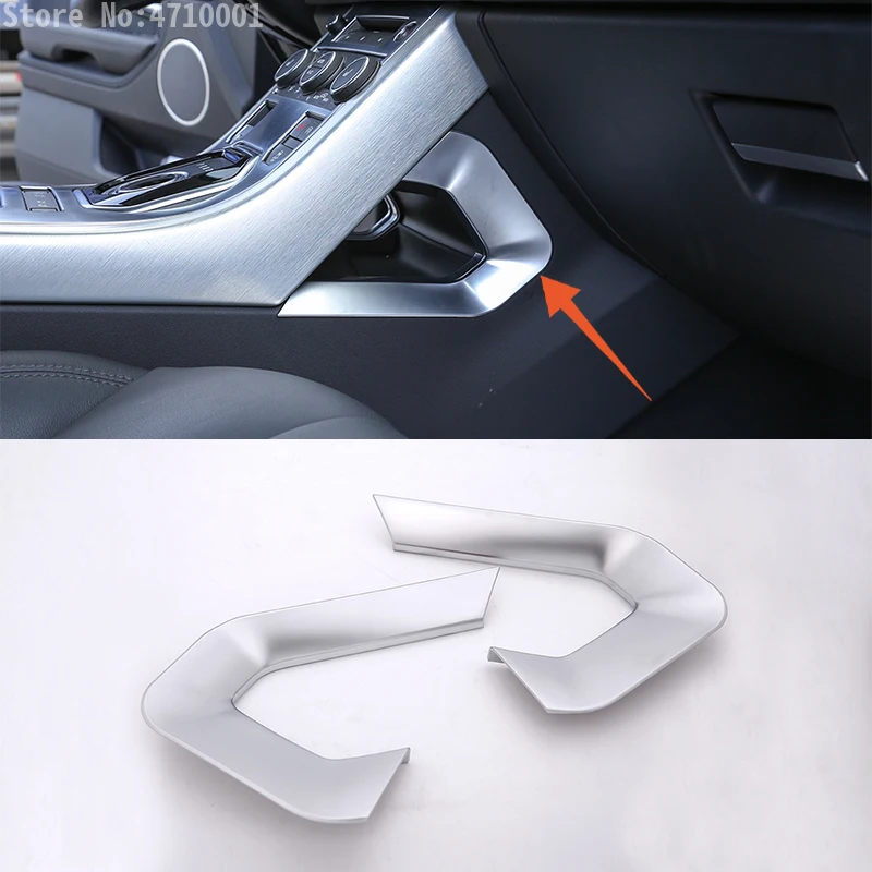 

Car Centeral Decoration U Shape Frame Trim Accessories For Land Rover Range Rover Evoque 2012-2017 Auto Accessories