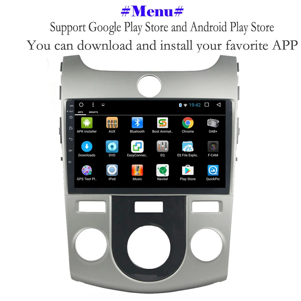 Максимальная GPS навигационная система Android 8 1 автомобильный DVD для Kia Cerato Forte 2008 2012