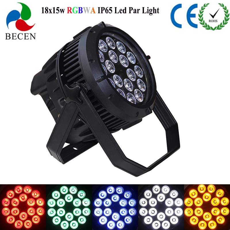 18X15 Вт rgbwa 5in1 светодиодный параболический алюминизированный отражатель DMX512
