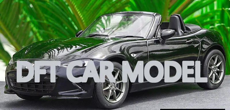 Черный 1:18 Масштаб игрушечный автомобиль из сплава MX5 MX-5 спортивный автомобиль модель детских игрушечных автомобилей оригинальные авторизованные подлинные детские игрушки - Цвет: Черный