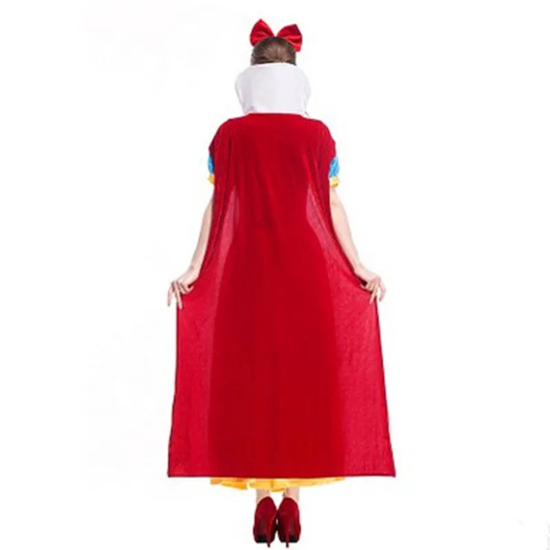 

Female Fairy Tales Snow White Anime Cosplay Woman Halloween Princess Costume Carnival Christmas Role play Masquerade party dress