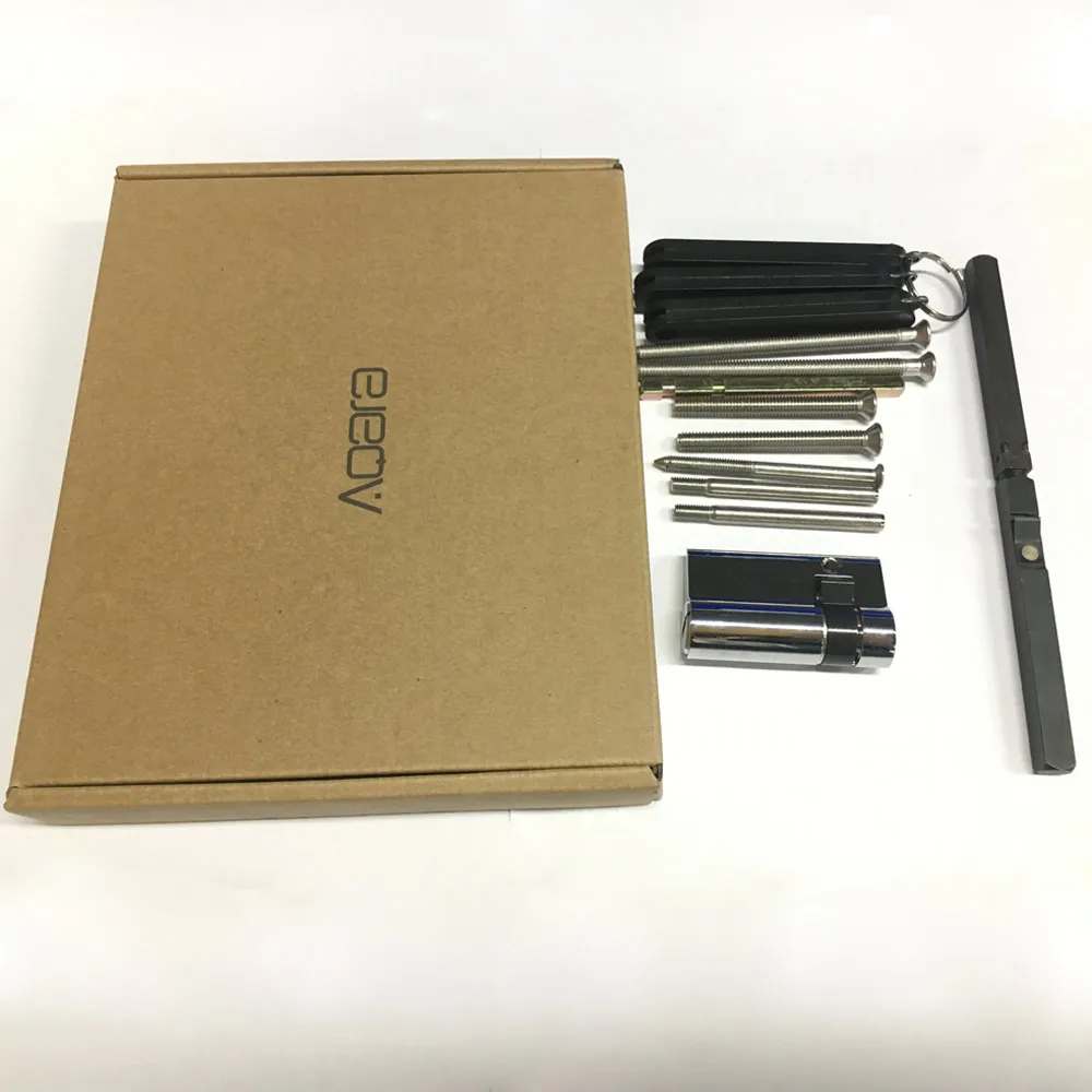 Аксессуары для Xiaomi Mijia Aqara S2, дверной замок с отпечатком пальца, сенсорный экран, замок без ключа для умного дома, управление приложением с винтом, комплект