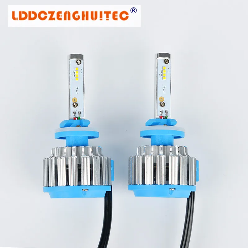 LDDCZENGHUITEC H4 H7 H11 H1 CSP светодиодный 9005/HB3 9006/HB4 H13 9004 9007 H3 8000Lm Автомобильные фары