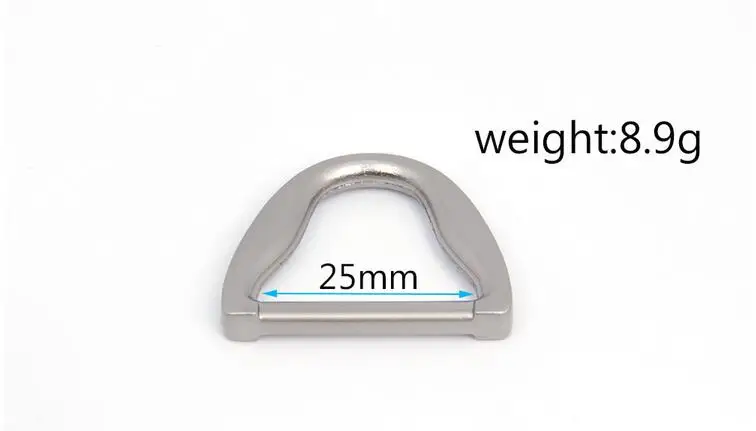 

25mm Nickle, Silver D Ring for Bag parts Bag hardware accessories, Shoes, Buckle belt parts DIY accessories