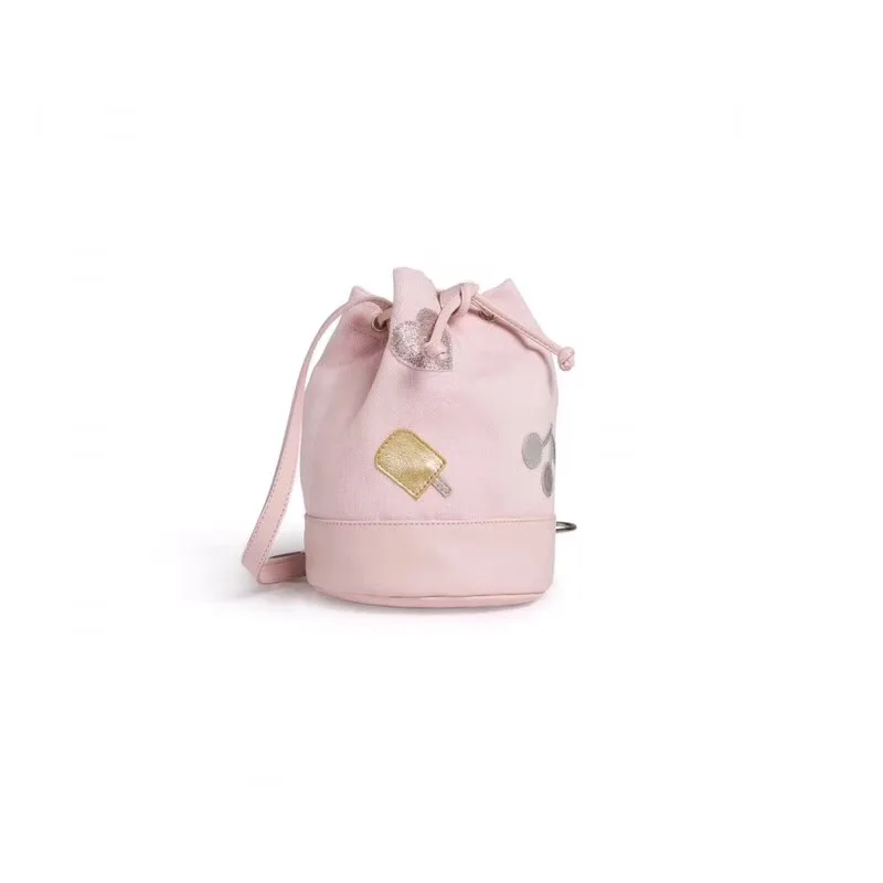 Newest Model "BP Style School Bag" Series Haversack For Girl Kids Cute Red Cross Body Bag Cherry Christmas Gift Kids - Цвет: Красный