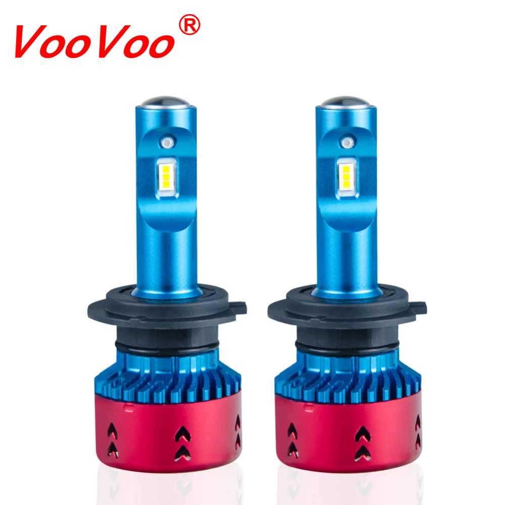 Светодиодные Автомобильные фары VooVoo H1 H4 H7 автомобильные H11/H16 (JP) HB3/9005 HB4/9006 9012 H15 70W