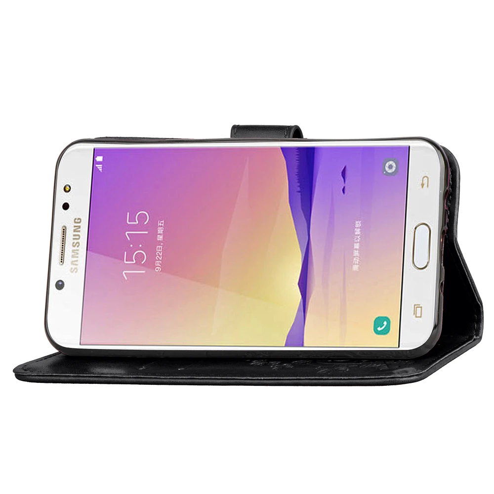Роскошный чехол Кошелек из искусственной кожи с откидной крышкой для Samsung Galaxy J7