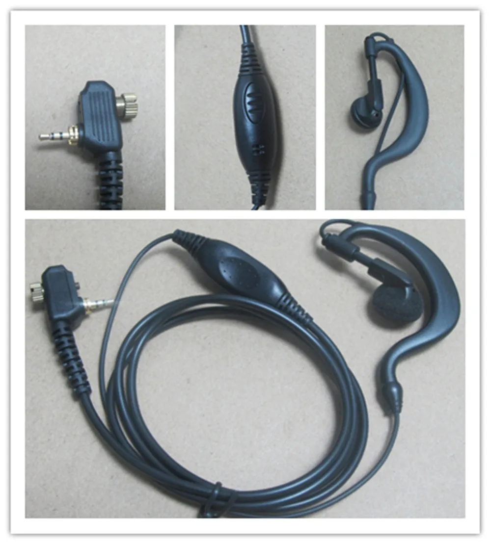 

OPPXUN Headset with screws for Motorola MTH600, MTH650, MTH800, MTH850, MTP850, MTS850 walkie talkie