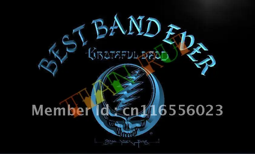 

LA334-лучший неоновый Световой знак группы Grateful Dead светодиодный