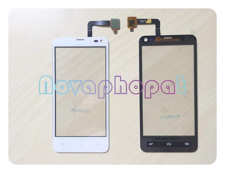 Novaphopat 4 5 дюймовый черный сенсорный экран для FLY IQ4416 дигитайзер Сенсорная панель